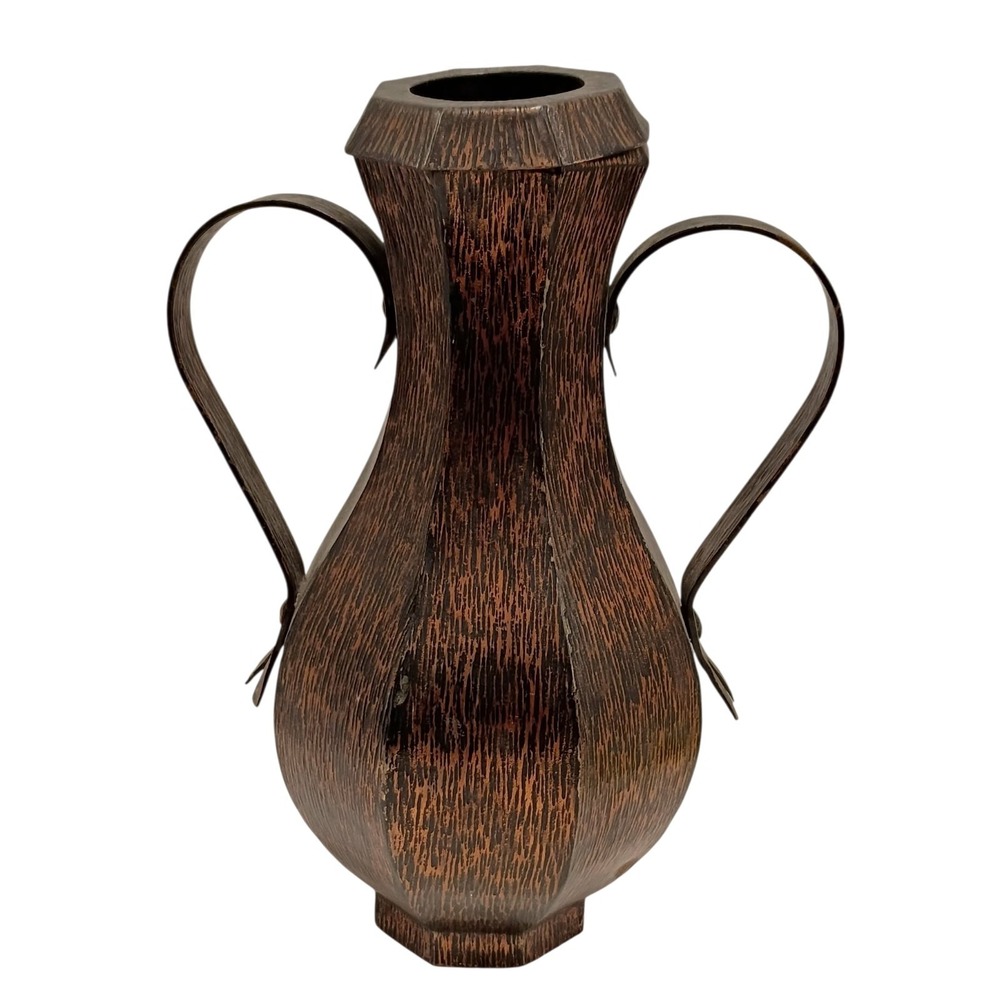 Antique Arts & Crafts Copper Vase Made In Germany
